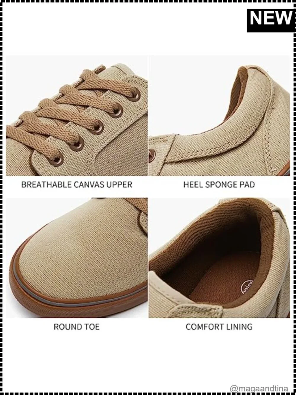 Canvas Sneakers Men's Low Top Lace-Up Tennis Shoes Breathable Casual